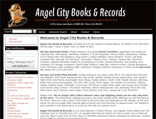 Tablet Screenshot of angelcitybooks.com
